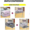 thumbnail image 2 of 4-Pack XL Vacuum Storage Bags 120x100cm for Clothing, Bedding, Quilts - Space-Saving Solution for Home Organization, 2 of 5