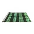 thumbnail image 2 of Ahgly Company Machine Washable Indoor Rectangle Abstract Turquoise Blue Modern Area Rugs, 4' x 6', 2 of 4