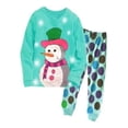 thumbnail image 1 of Conjunto de pijamas de algodón para niños y niñas, ropa de dormir de manga larga, de buena calidad, para Navidad, novedad, 1 of 4