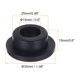 thumbnail image 2 of 1.38 Pulgadas OD 0.6 Pulgadas ID (35x15mm) Negra Goma Ojal, 4uds Sello Protección Cable Ojales Flexibles para Cable Tubería, 2 of 5