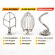 thumbnail image 5 of Batidora Industrial Gutstark 10 Lts Pedestal Planetaria Alta Potencia, 5 of 9