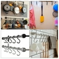 thumbnail image 2 of 10 Pcs Metal S Shaped Kitchen Spoon Pan Pot Hanging Hooks Hangers, 2 of 2