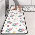 thumbnail image 2 of Kitchen Rugs Sets Of 2,White Fairy Cat Pattern Anti Fatigue Kitchen Mat Rugs Non Slip Washable,Decorative Kitchen Floor Mats for Kitchen,Sink,Laundry,17"x47"+17"x47", 2 of 5