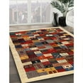 thumbnail image 2 of Ahgly Company Indoor Rectangle Contemporary Saffron Red Abstract Area Rugs, 8' x 12', 2 of 6