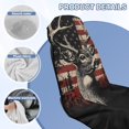 thumbnail image 4 of FOR U DESIGNS American Flag Deer Print Car Seat Towel Cover Easy to Install, 61x31 Inches Universal Fit Front Seat Protector, Multi-Purpose Towel for Outdoor Sport, Yoga, and Gym Activities, 2 Pack, 4 of 7