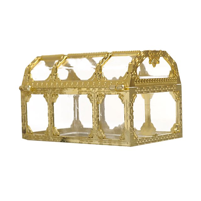Apmemiss Square Hollow Treasure Box Wedding Candy Box