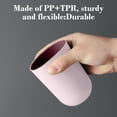 thumbnail image 4 of Toothbrush Cup Mouthwash Rinsing Tumbler | Durable Plastic Bathroom Water Cup | Large Capacity | Easy Clean | Reusable | Multiple Colors | 10.5x7.2x7.2cm | 1 Piece, 4 of 6