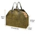 thumbnail image 5 of BLUESON Firewood Carrier Bag Carrier Canvas Wood Carrying Bag for Fireplace Camping, 5 of 8