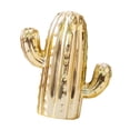 thumbnail image 3 of Escultura de porcelana con forma de alcancía de cactus para sala de estar, dormitorio y niños. Oro, 3 of 9