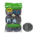 thumbnail image 2 of CUITING 6Pcs Metal Scrubber Stainless Steel Scrubber Scrubbing Scouring Pad  Eraser Sponges Clean Pot Pan and Broiler Rack Steel Wool Brillo Pads 2Pack, 2 of 9