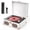 White, variant on Wavelegend Retro CD Player Bluetooth Portable with Hifi Speakers, Remote Control Desktop Suitcase Music Player with V5.4 BT in&out