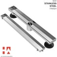 thumbnail image 3 of Linear Shower Drain - 24", 3 of 5