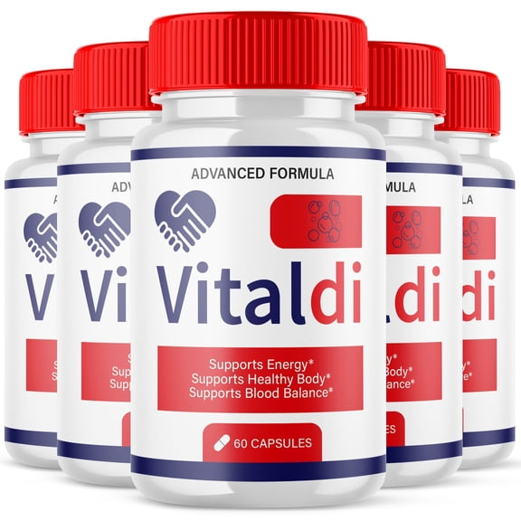 Vitaldi Blood Support Pills Advanced Formula Vitamin Supplement 300 Capsules