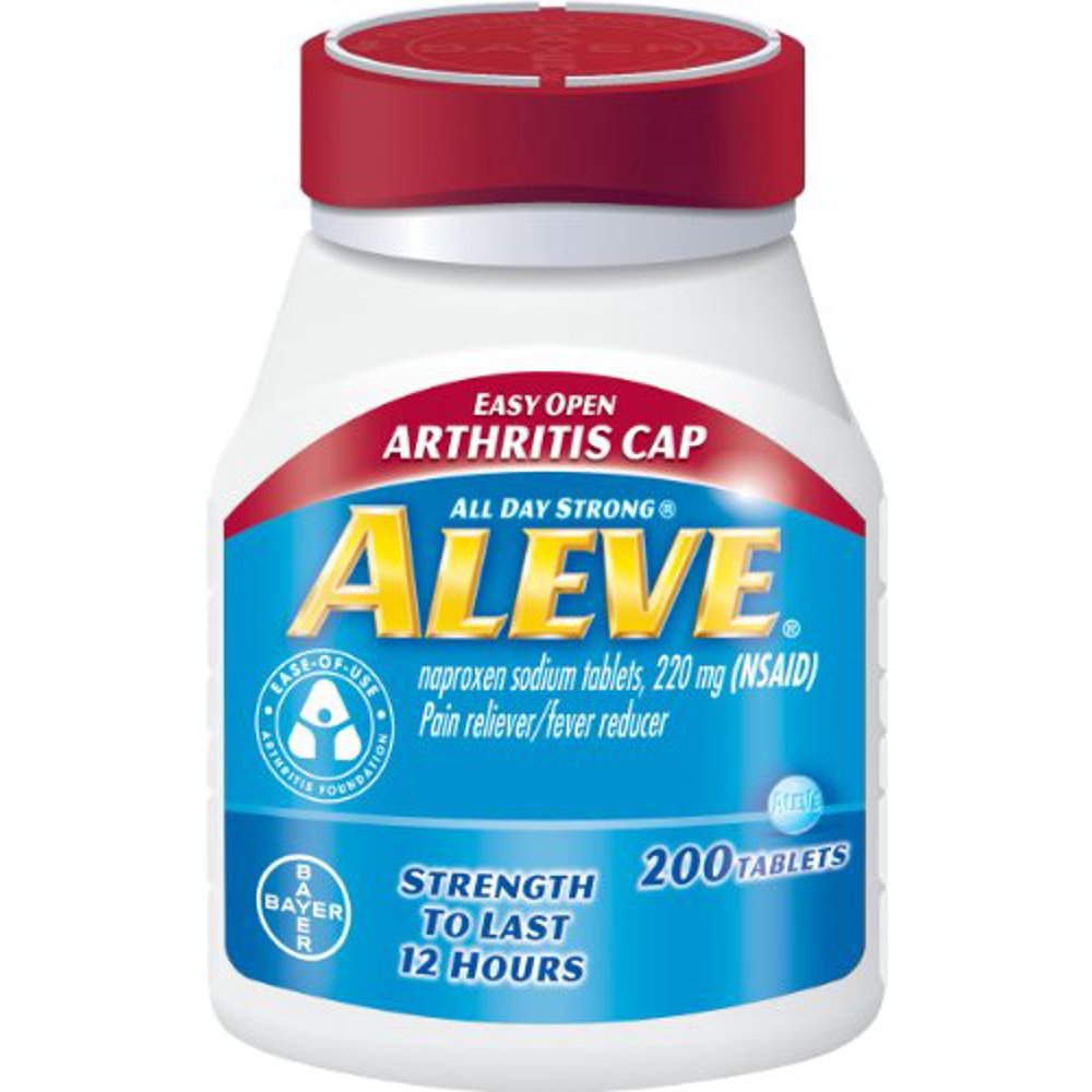 Aleve Tablets with Easy Open Arthritis Cap, 200 Count