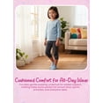 thumbnail image 3 of Justice Cushion No Show Socks for Girls with Scallop Edge for All Day Wear, 10 pk Pink Multi Color, 3 of 7