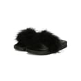 thumbnail image 5 of Women Fluffy Faux Fur Footbed Slide Sandal 19259, 5 of 6