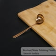 thumbnail image 1 of 7.8" Stainless Steel Cooking Supplies Copper Tone Soup Ladle Spoon, 1 of 7