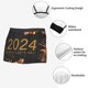 thumbnail image 3 of Fotbe HAPPY NEW YEAR 2024 Calzoncillos Tipo Boxer con Bolsa de Soporte Total para Hombre, X-Temp Fresco, Transpirable y de Secado Rápido-Medium, 3 of 5
