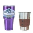 thumbnail image 1 of perfrom 2 Pack Stainless Steel Cups, Include1 Pcs 30-Ounce Double-Walled Stainless Steel Tumbler for Car and 1 Pcs 17-Ounce Stainless Steel Cups with Silicone Sleeves., 1 of 7