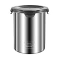 thumbnail image 2 of Recipiente hermético de acero inoxidable, tarro de cocina con tapa hermética, almacenamiento de alimentos 900 ml, 2 of 7