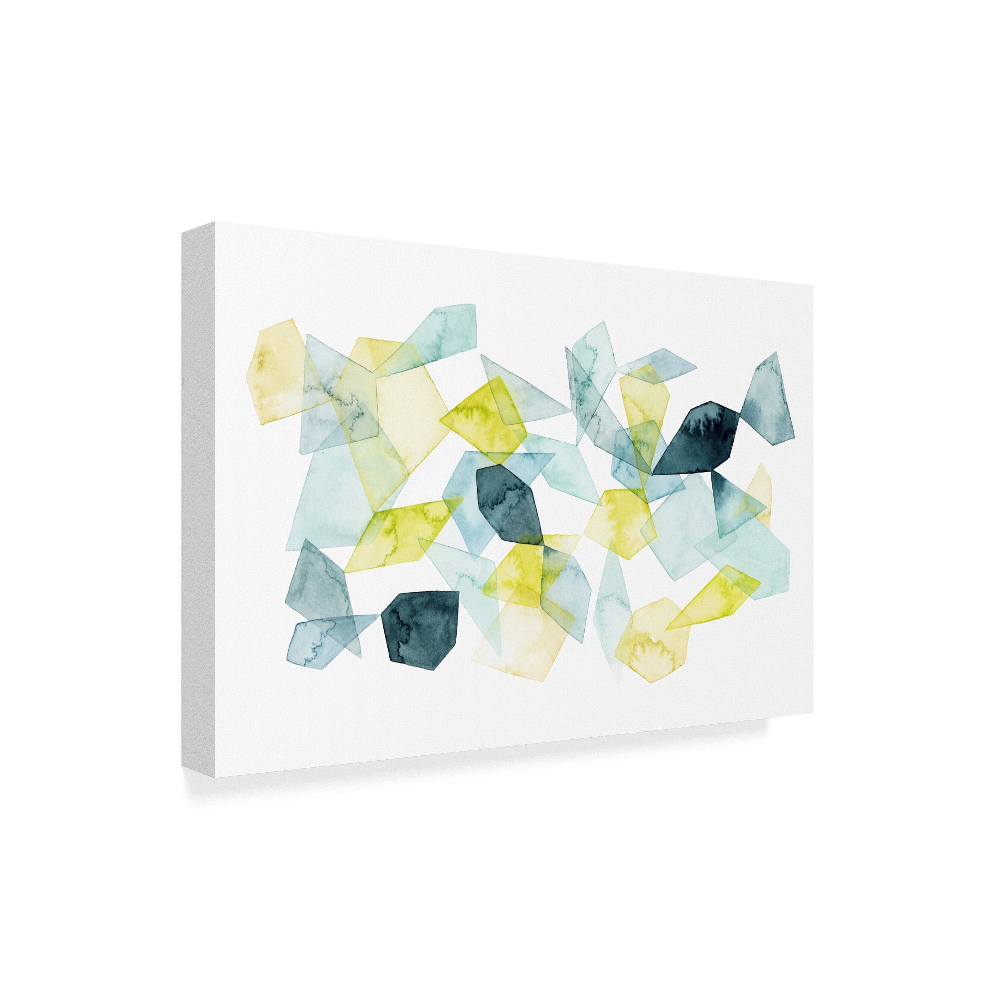 Trademark Fine Art Abstract Canvas Art ' Sea Glass Abstract I ' by Grace Popp