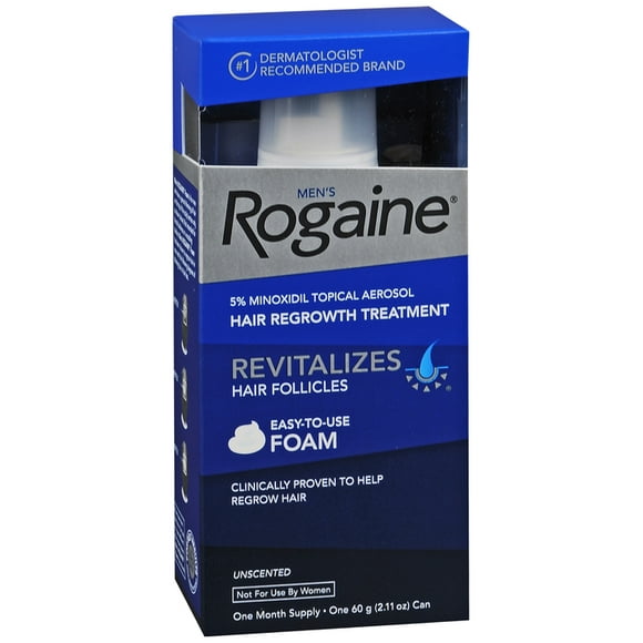 Rogaine Men Foam 1 Month Unscented 2.11 oz