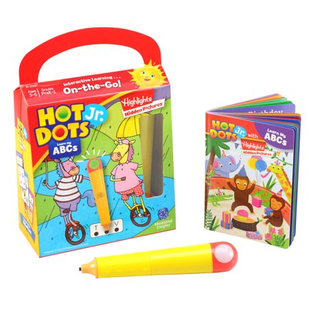 UPC: 0086002023612 | Educational Insights Hot Dots Jr. Learn My ABCs with Highlights Homeschool Learning Workbooks 48 Early Learning Lessons Interactive Pen Included Ages 3+