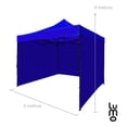 thumbnail image 3 of Toldo Carpa LUMO 3x3 Retractil Impermeable Lona Azul, 3 of 6