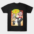 thumbnail image 1 of Mad Rabbit Cursing The Magician Funny Animal Humor Tee T-Shirt, 1 of 4