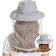 thumbnail image 3 of Sombrero LIUYMXG con mosquitera protección solar UPF 50+ para apicultura senderismo, 3 of 5