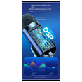 thumbnail image 3 of Microphone d'Enregistrement Microphone de Diffusion en Direct pour Enregistrement sur Scène en Direct Baladodiffusion Bleu, 3 of 7