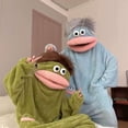 thumbnail image 6 of Big Mouth Monster Pajamas，Silly Onesie Pajamas Soft Plush Cosplay Jumpsuit Funny Silly Onesie Pajamas, 6 of 7