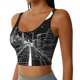 thumbnail image 2 of Balery Futuristic Moonlit Cityscape Sujetadores deportivos con espalda cruzada para mujer, acolchados, sin costuras, de alto impacto, ideales para yoga, gimnasio, entrenamiento y fitness.-Large, 2 of 8