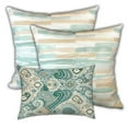 thumbnail image 1 of Joita California Rêve Polyester Housses de Coussin à Fermeture Éclair en Bleu (Lot de 3), 1 of 5