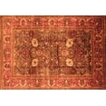 thumbnail image 1 of Ahgly Company Indoor Rectangle Oriental Orange Industrial Area Rugs, 8' x 12', 1 of 4