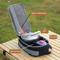 thumbnail image 4 of Escalada Camping Picnic Cubiertos Estufa Gas Canister Holder Barbacoa Vajilla Bolsas, 4 of 5