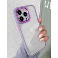 thumbnail image 1 of Funda blanda antiimpacto de silicona/acrílico con marco galvanizado para iPhone 13/12/11 Pro Max/X/XS XR/7/8 Plus Deng Xun unisex, 1 of 2