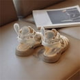 thumbnail image 6 of Herrnalise Toddler Girls' Sandals - Leatherette Strapped Gladiator Sandals with Heel Zipper, 6 of 9