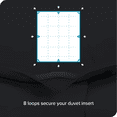 thumbnail image 3 of Bare Home Ultra-Soft Comforter Duvet Insert - Goose Down Alternative - Full, Black, 3 of 7