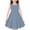 Blue, variant on AJTQTH Sundress for Girls Round Neck Sleeveless Midi Dress Cute Striped Colorblocked Gowns Stylish Tunic Flowy Frocks Slim Fit Outfits for Party School Summer Casual Dark Blue 7 Years