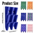 thumbnail image 2 of Hearthoom Holder Wall Mount, Mop Storage Tool Racks, Broom Hanger Tool Organizer for Garage, Kitchen, Garden, Laundry Room Yard Yellow*2, 2 of 5