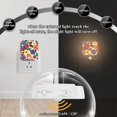 thumbnail image 4 of Yayeee 2-Pack Plug in LED Night Lights with Light Sensors Motion Detectors, Large Colorful Flowers Pattern, 4 of 7