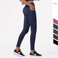 thumbnail image 4 of Pantalones de yoga de cintura alta para mujer, ajustados, con soporte de alta resistencia y moldeador, para correr y hacer ejercicio, 4 of 6