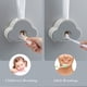 thumbnail image 5 of Dispensador Automático de Pasta de Dientes, Soporte Gris para Cepillos de Dientes de Pared, Dos Modos de Presión, Organizador de Baño Compacto, Fácil de Instalar, Plástico Inodoro, 16 X 10 X 6,5 Cm, 5 of 6