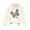 White, variant on Toddler Girls Summer Cute Tops High Collar Long Sleeve Print Unisex Pullover Sweatshirt Size 18-24 Months ,Black
