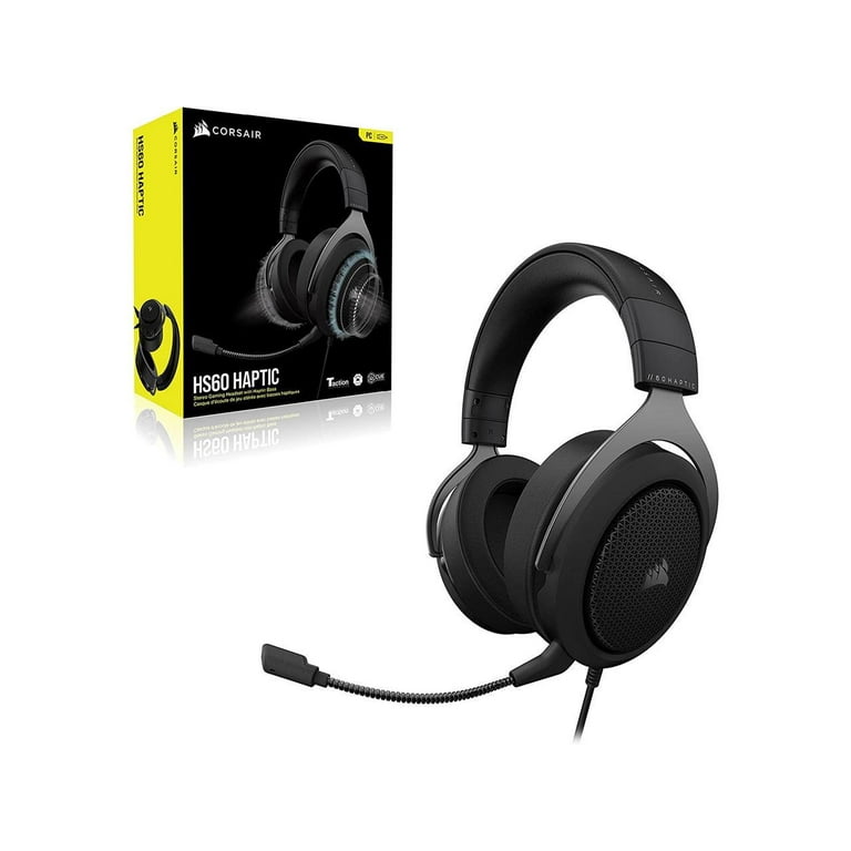 HS60 HAPTIC Stereo Gaming Headset with Haptic Bass — Carbon