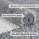 thumbnail image 3 of Alfombra Merelax, moderna, suave y esponjosa, peluda, 120 x 180 cm, color gris, 3 of 8