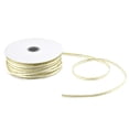 thumbnail image 3 of Homeford Satin Ribbon with Metallic Trim Edge, 1/8-Inch, 50-Yard - White/Gold, 3 of 3