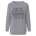 thumbnail image 4 of Womens Oversized Sweatshirts Long Sleeve Letter Printed Tops Crew Neck Comfy Fall Winter Pullover 2025 Fashion Outfits Clothes, 4 of 4