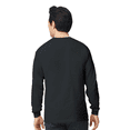 thumbnail image 5 of Gildan Unisex Ultra Cotton Long Sleeve T-Shirt, 5 Pack Everyday Crewneck Ribbed Collar Black Tee, S, 5 of 5